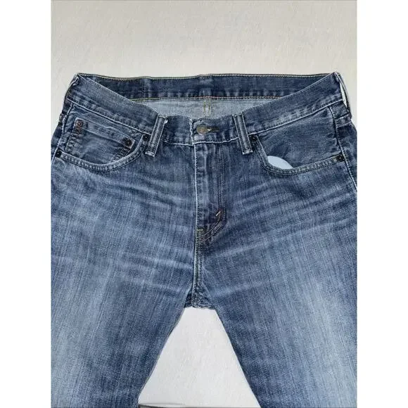 Levis 527 Low Boot Cut Jeans Mens 32x32 BlueDenim Pants Excellent Condition - Picture 4 of 11